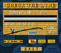 Jimmy Houston's Bass Tournament U.S.A. screenshot 5 for Super Nintendo